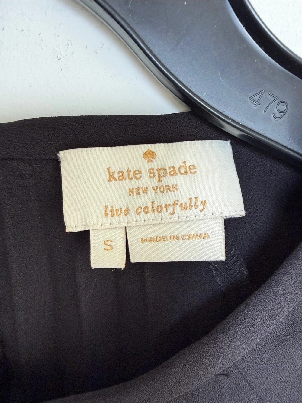 kate spade Black Pleated Short-Sleeve Blouse